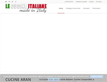 Tablet Screenshot of lecucineitaliane.com